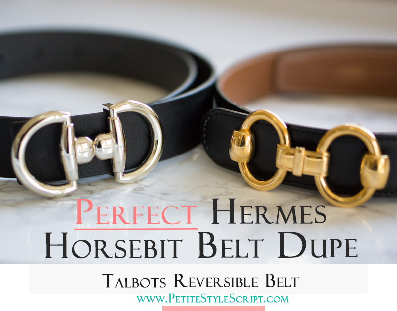 Edited Pieces  Reversible Horsebit Belt