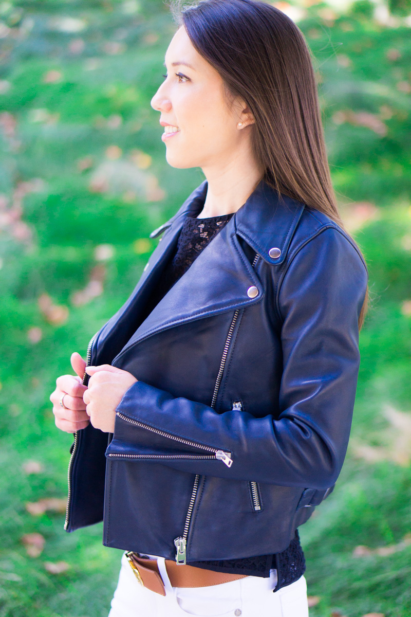 Fit Review Friday - Petite Leather Jacket