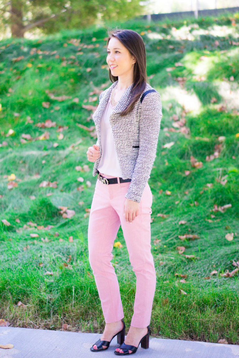 soft pink pants