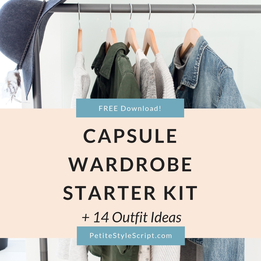 How to Start a Capsule Wardrobe | Starter Kit + Shopping List - Petite Style  Script