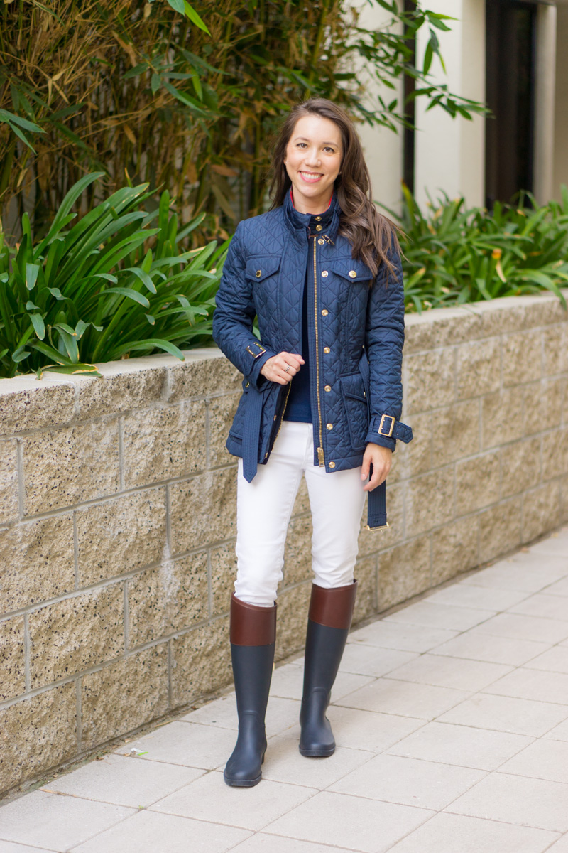 Rainy Day Outfit Ideas & Essentials - Petite Style Script