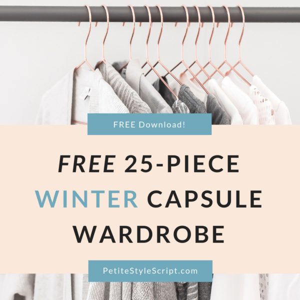 Winter Style Challenge // 25-Piece Winter Capsule Wardrobe Download