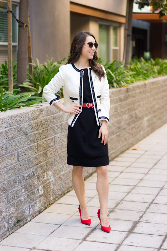 Inspired by Chanel, 5 Outfit Ideas with Chanel-Inspired Blazer