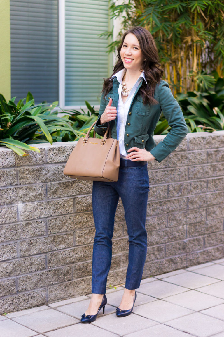 How to Style a Modern Utility Jacket 3 Ways // Work, Casual, Date Night