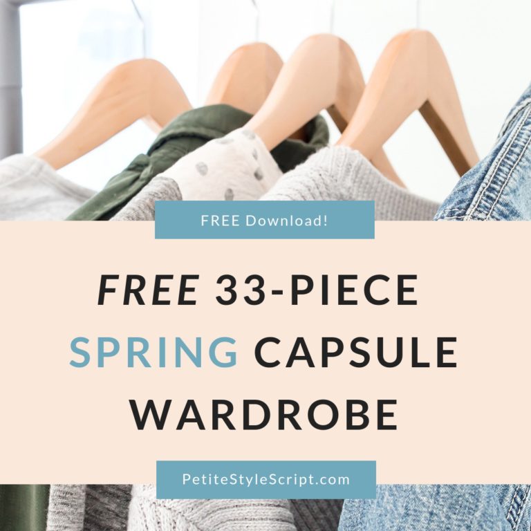 Spring Capsule Wardrobe - Free download - Petite Style Script