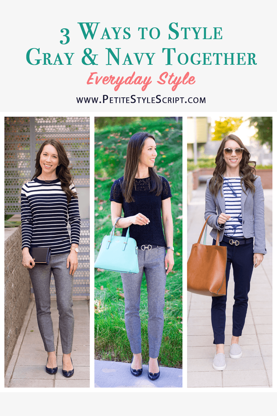 How to wear a gray bag