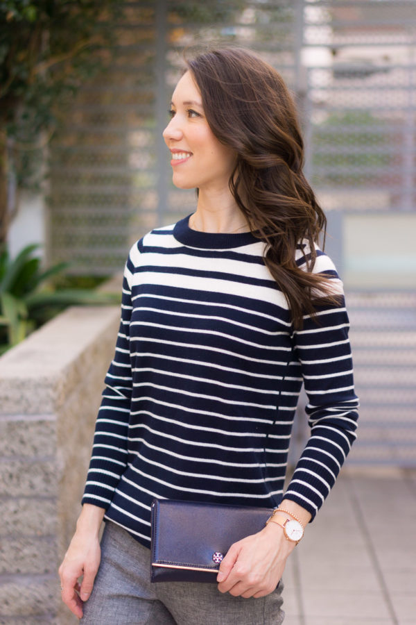 3 Ways to Style Gray & Navy Together - Petite Style Script